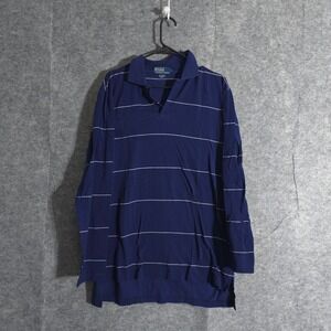 Polo by Ralph Lauren Mens Polo Shirt Striped Long Sleeve Cotton Pony Preppy Logo